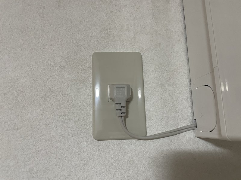 新設したエアコン専用コンセント