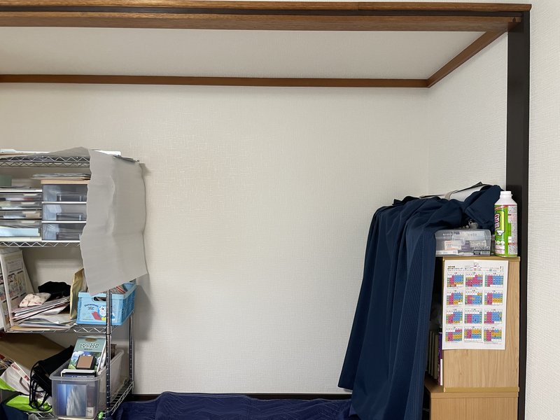 訓子府町 リフォーム済み室内壁面 (エアコン取付前)